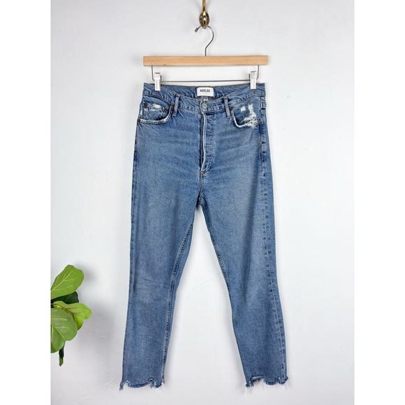 Agolde High Rise Slim Jeans Sz 26 - Picture 3 of 12